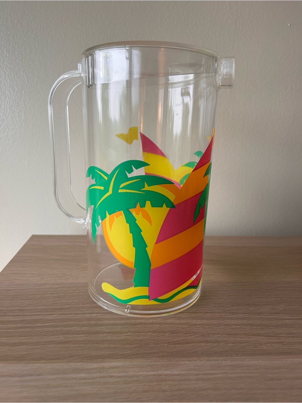Vintage Tropical Pitcher and Glasses Set - Picture 5 of 7